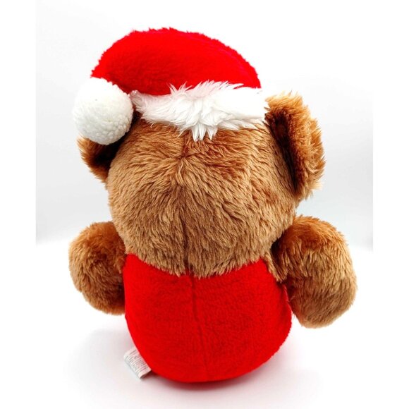 RENNOC Vintage Santa Bear Plush 1987 Santa's Best Stuffed Animal 20" - Picture 3 of 4